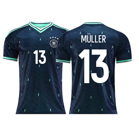 Jalkapallopaita 2026 MM-kisat SAKSA Vieraspelipaita NO.13 MULLER Koot S-2XL