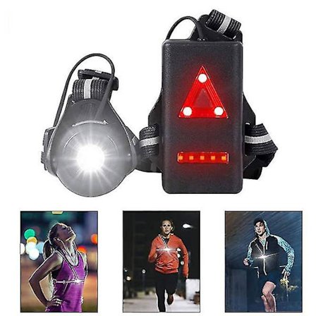 Nattløpelykt, Oppladbar USB Oppladbar Brystlykt W