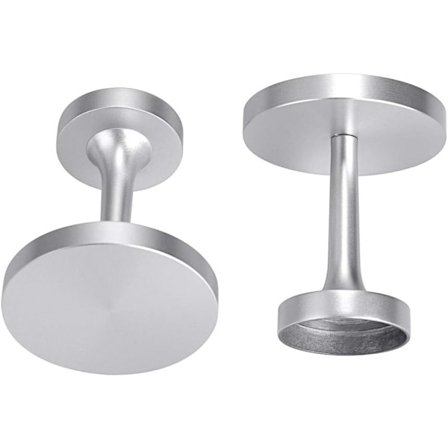 2 Væghængte Dekorative Gardinholdere med Skruer, Vintage Metal Gardin Kvaster Holdere til Hjemmeindretning, Sølv