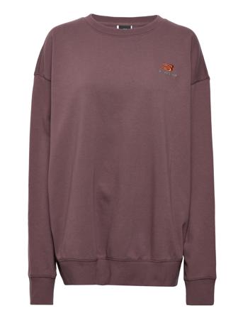 Uni-Ssentials French Terry Crewneck Sweatshirt Sweat-shirt Genser Burgunder New Balance