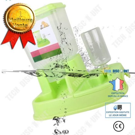 Skål för husdjur - TD - 1200ML - Grön - Miljövänlig PP - Inomhus