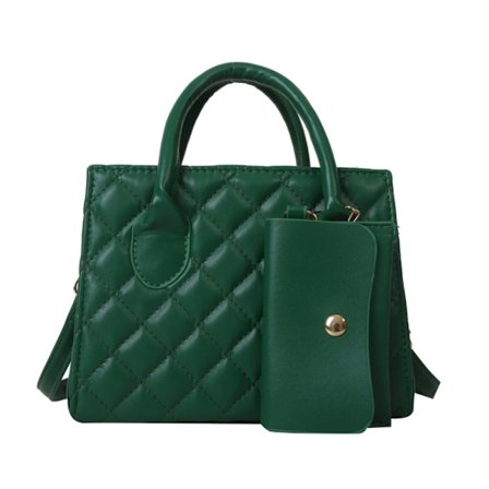 Enkel axel underarmsväska Liten fyrkantig väska GRÖN