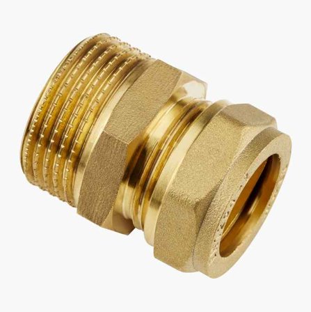 Biltema - Klemringkobling rett 15 x 1/2" utvendig