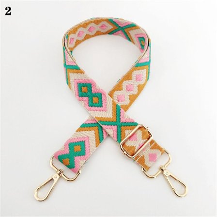 130 cm Jacquard-laukun hihna käsilaukuille 2 2