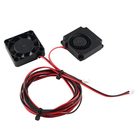 DC 24V Ekstruder Hot End-vifte og turbofjær kompatibel med Creality Ender 3/Ender 3 Pro 3D-skriver