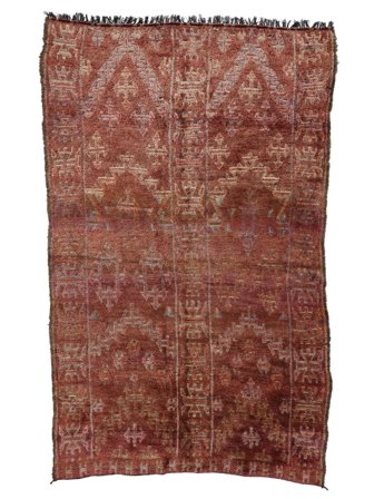 Handgeknüpft Berber Moroccan - Mid Atlas Vintage 204X340 Wollteppich