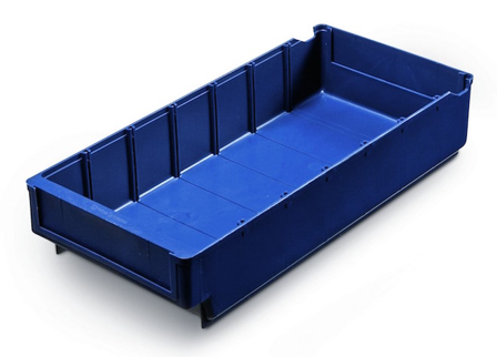 Schoeller Allibert ARCA 4530 Lagerlåda blå 400x188x80 mm, Förvaring