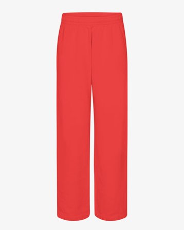 Organic Straight Leg Sweatpants - Red Tangerine - Female - 2XL