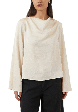 Y.A.S YASNIMBO Topp Blusar Dam Beige 42