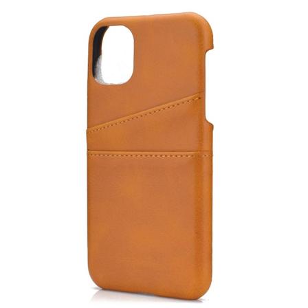 iPhone 11 Pro Max - Skal med Kortfack Ljusbrun