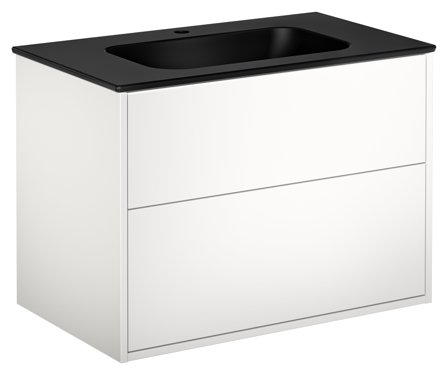 Gustavsberg Artic Kommode hvit, 80 cm, med servant, Baderom