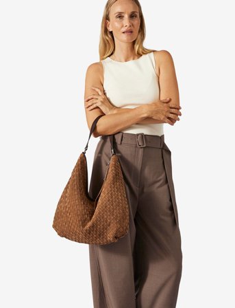 Adax Rozzano Mindy Braided - Brown - ONE SIZE