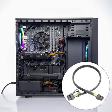 18AWG PCIe Strömkontakt Med Anti-Drag Design Och Säker Installation För PC Hårdvaruuppgraderingar[HK]