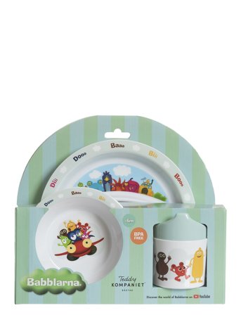 Teddykompaniet | Babblarna, 3-Set Plate,Bowl,Mug | 25X28X10CM