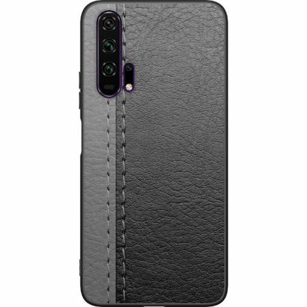 Honor 20 Pro Svart Skal Black & Grey Leather