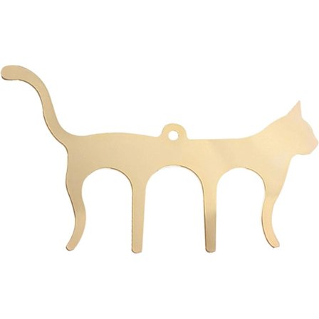 Metal Musik Bogklemmer - Nodeholder til Stativ, Sødt Katteformet Bogmærke til Klaver, Keyboardlæsning, Guldfarve