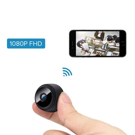 W9 Mini Spy Kamera Trådløs Wifi IP Hjem Sikkerhetskamera HD 1080P