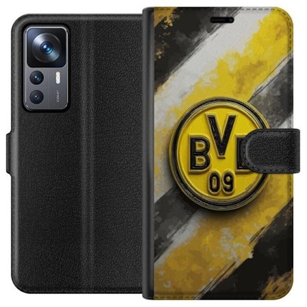 Kompatibel Tegnebogsetui til Xiaomi Xiaomi 12T Pro Farverigt abstrakt puslespillsmønster, der symboliserer fællesskab, mangfoldighed og kreativitet