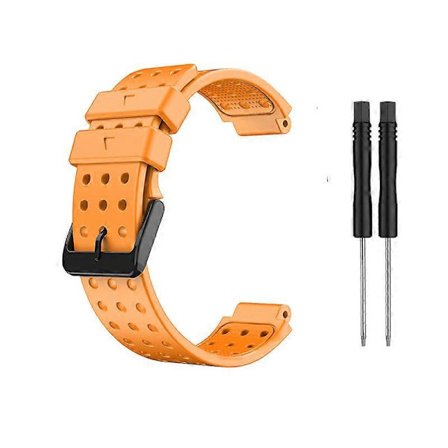 Kellon rannekkeen vaihto silikoninen ranneke Garmin Approach S20 -kelloon työkalusarjoilla, 235Lite, pyöreä reikä