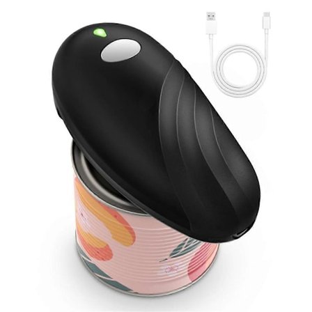 Genopladelig elektrisk dåseåbner til seniorer