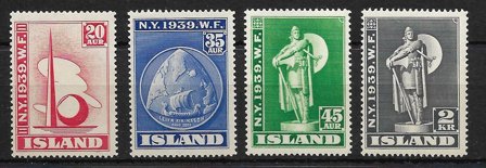 Island 1939 - AFA 206-209 - Postfrisk