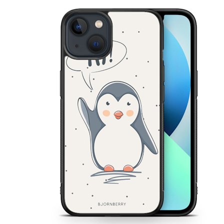 Bjornberry Skal iPhone 13 Mini - Söt Pingvin