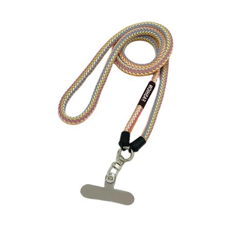 Universal Crossbody Phone Lanyards with Patch Weave Mobile Phone Strap Lanyard Neck Rope Orange for Cell Phone Hanging Cord Strap