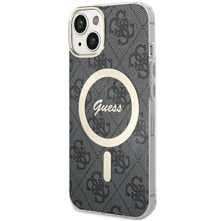 Guess 4G MagSafe-etui for iPhone 15 Plus / 14 Plus - svart