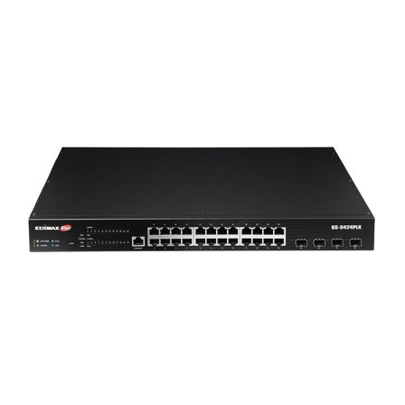 EDIMAX Pro GS-5424PLX - switch - 24 porter - smart - rackmonterbar