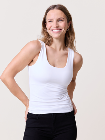 MATCH - Helena singlet - Va Vite - Str. M - Dame - Topper & T-skjorter - Hvit - 92% polyamid, 8% elastan