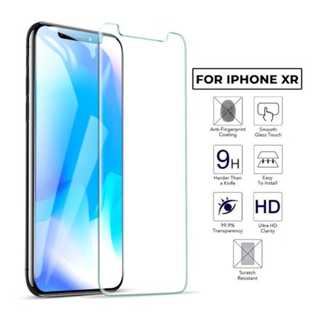 iPhone XR HD Skärmskydd Härdat Glas