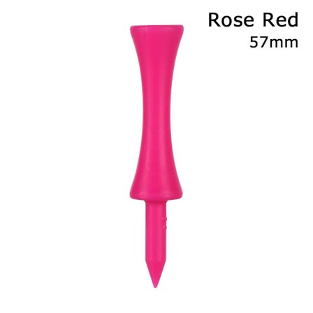 Golf Tees Golfer Ball Tees Hållare ROSE RED 57MM