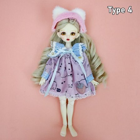 11,5" dockklänningar Eleganta festkläder 4 4