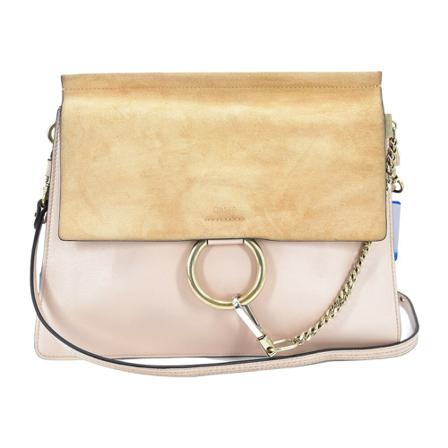 Chloé Pre-owned, Pre-owned Crossbody Bag Beige, Dames, Maat:ONE Size,leather
