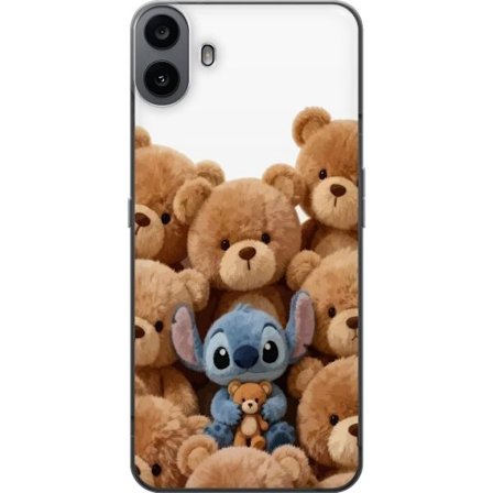 Kompatibel Mobilcover til Nothing Nothing CMF Phone 1 Sød og sikker illustration med Stitch omgivet af bamser, der skaber en varm og legende følelse
