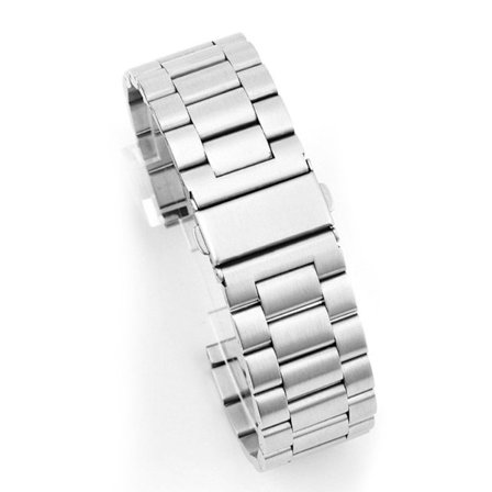 Suunto 9 GDHS 24mm ruostumaton kellonauha - Hopea