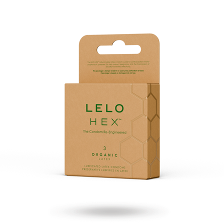 LELO HEX ORGANIC 3-PACK KONDOMER - Vuxen.se - Kondomer