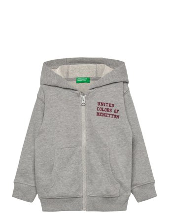 United Colors of Benetton Jacket W/Hood L/S - Grey - 110
