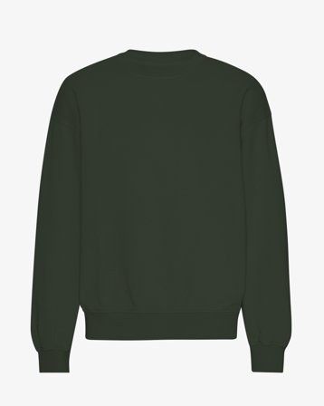 Organic Oversized Crew - Hunter Green L