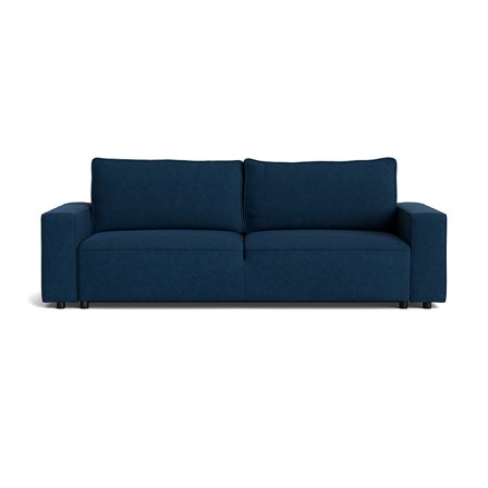 Venice 3 Personers Sovesofa m/Opbevaring - Aragon Blå - 246x100x90cm - Praktisk & Stilfuld Sovesofa til Afslapning