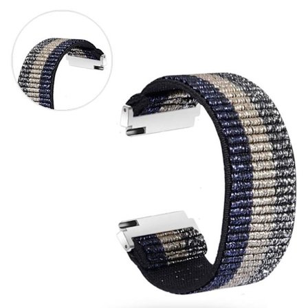 Huawei Watch GT 2 42mm color nylon watch band - Blue / Gold / Black