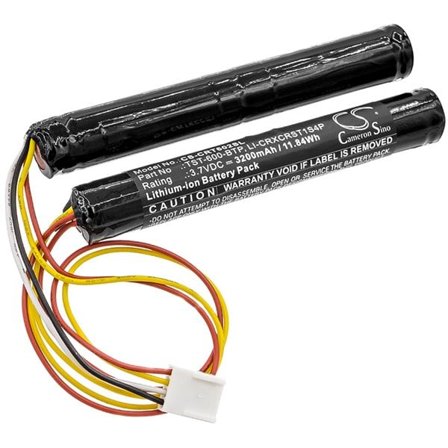Batteri til fjernbetjening til Crestron TST-600, TST-602, TST-600 Touchpanels etc.
