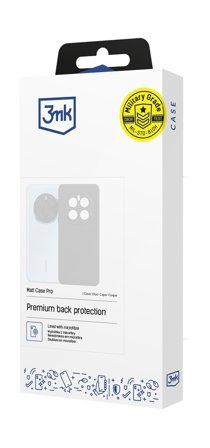 3mk Matt Case Pro Kotelo Xiaomi Redmi 15 4G / 15 5G - Musta Xiaomi Redmi 15 4G / 15 5G - musta