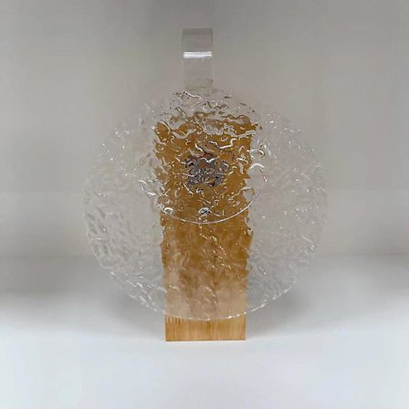 Vannbølge Solnedgang Lampe Projektor Lys Akryl Tre