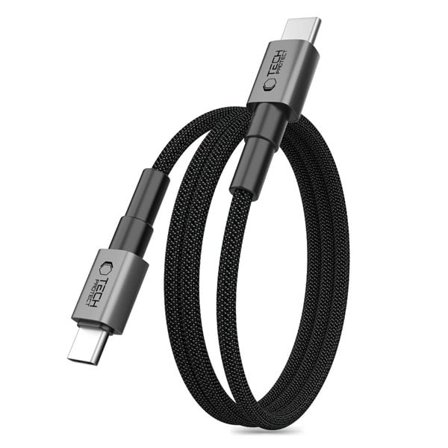 Tech-Protect Ultraboost DNA MagTwist USB-C PD-kabel 100W / 5A 100 cm - Grå
