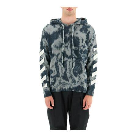 Off White, Knitwear Blauw, Heren, Maat:M