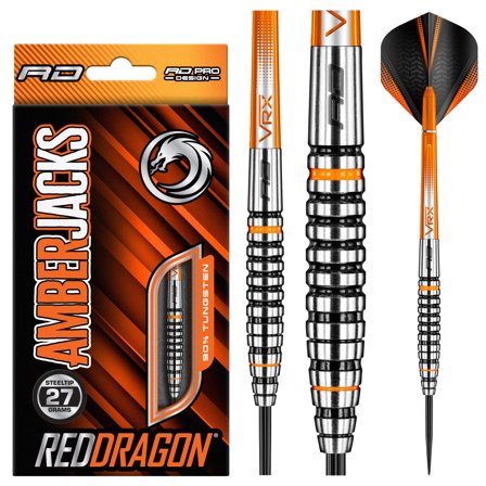 Amberjack 14 Steel Tip Darts 27g | Red Dragon Darts