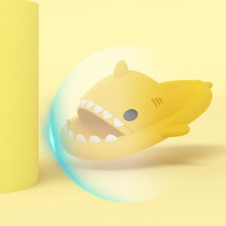 Shark Tofflor Halkfria Dusch Badrumstofflor Soft Summer Sli