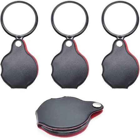 3-pak Mini Lomme Lup, Lille Optisk Glas Lomme