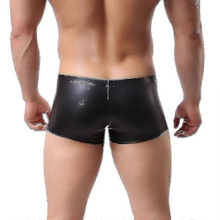 Sexy Herreundertøy Boxershorts Imitert Skinn Patent Skinn Sexy Boxere